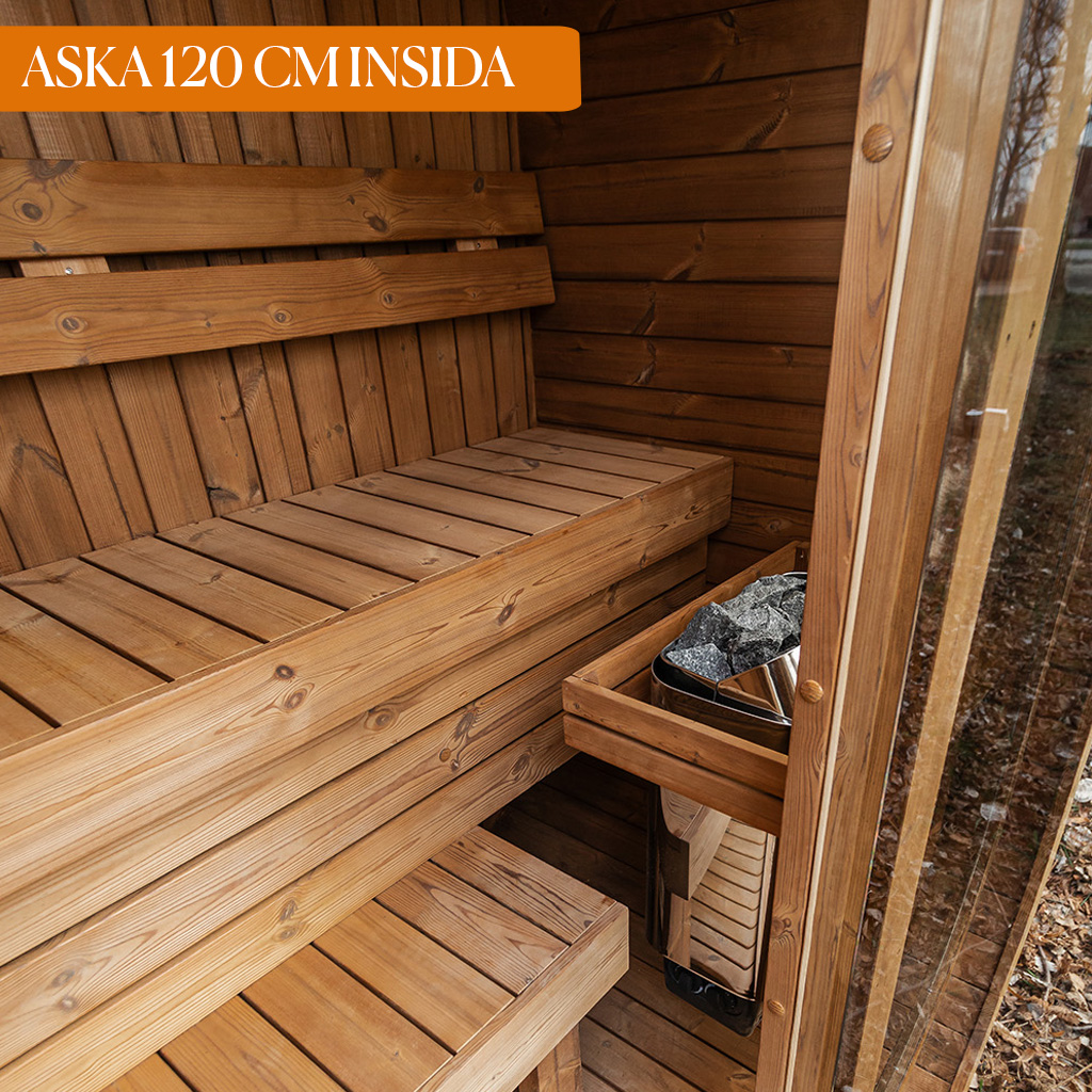 Bastu Byggsats Aska - Bild 7