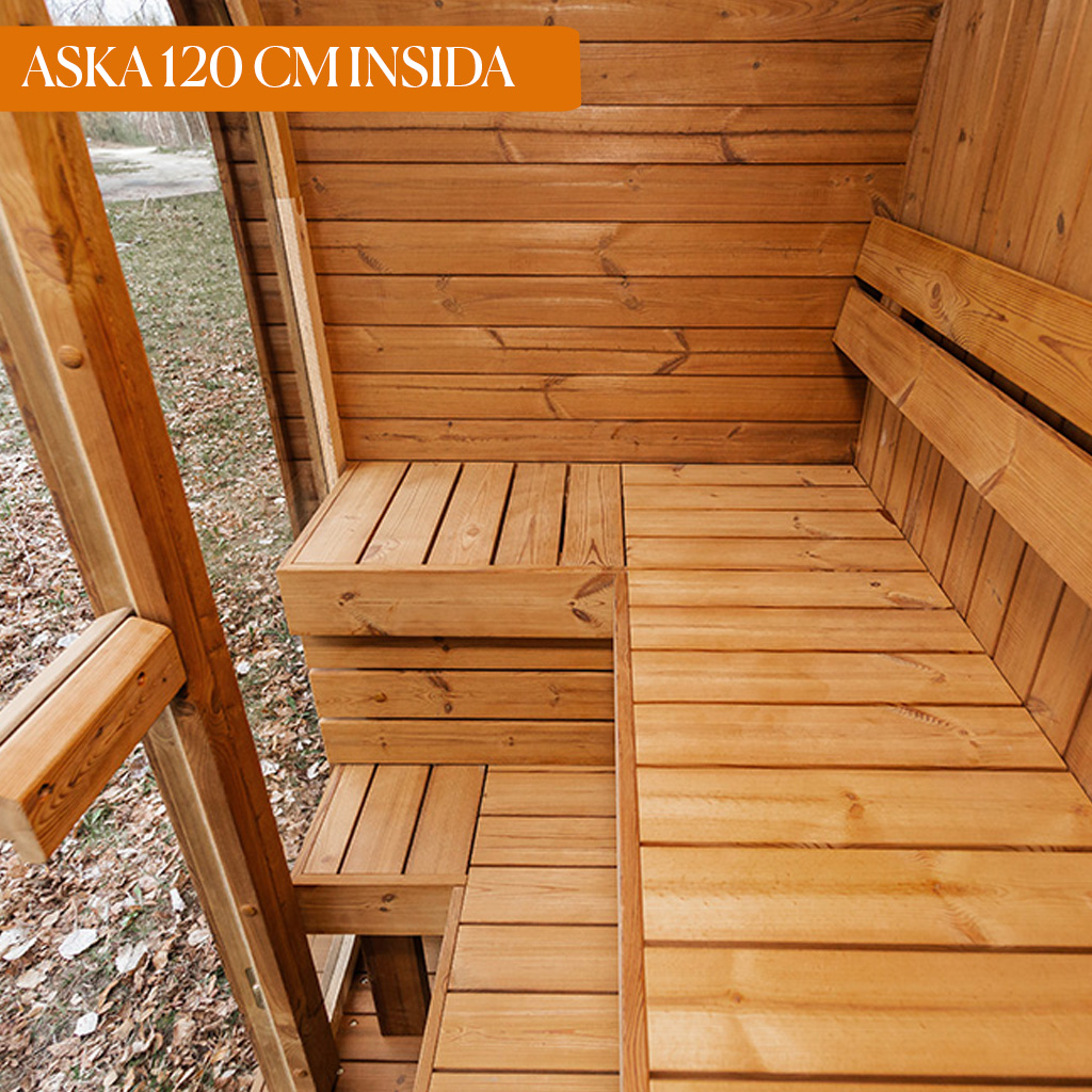 Bastu Byggsats Aska - Bild 8