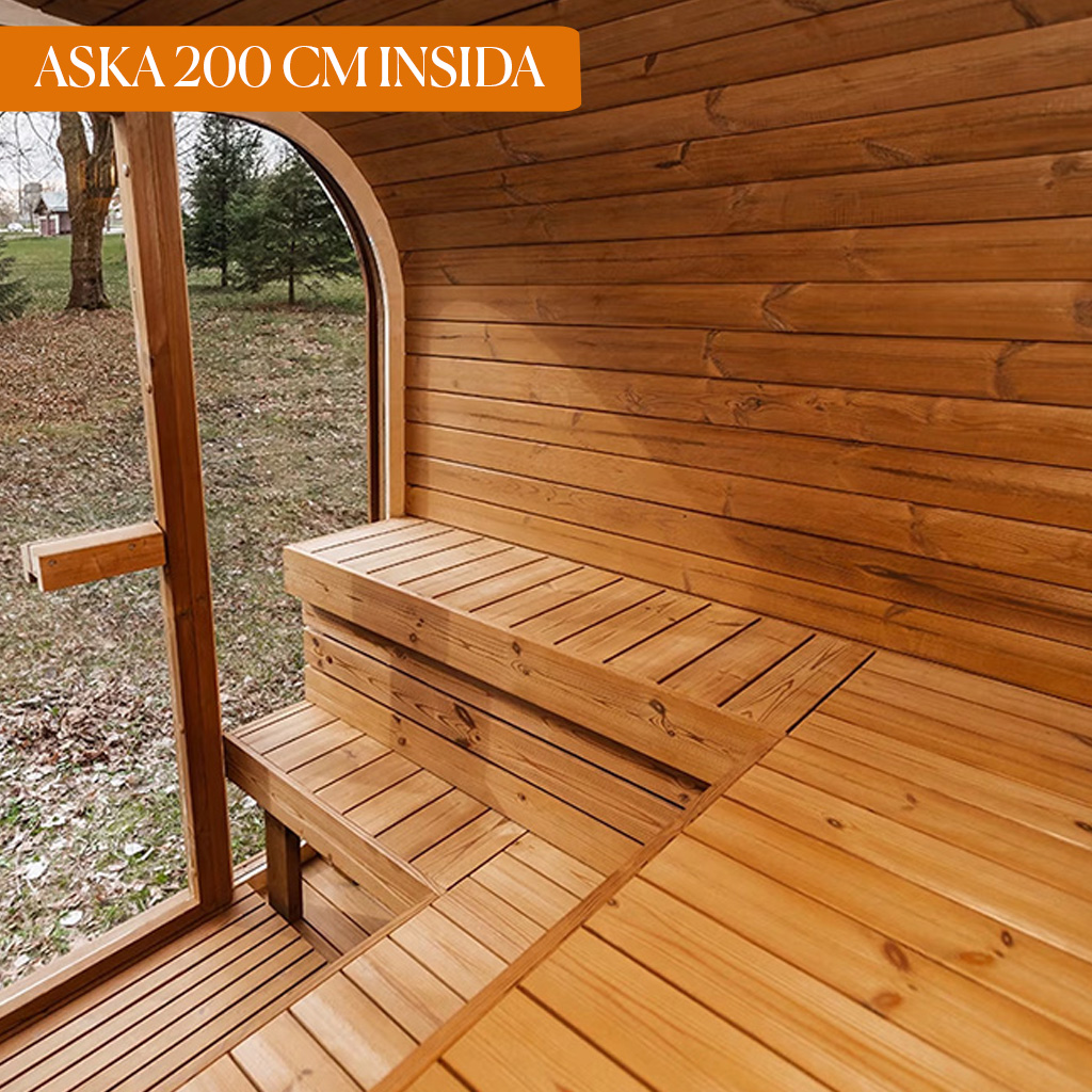 Bastu Byggsats Aska - Bild 12