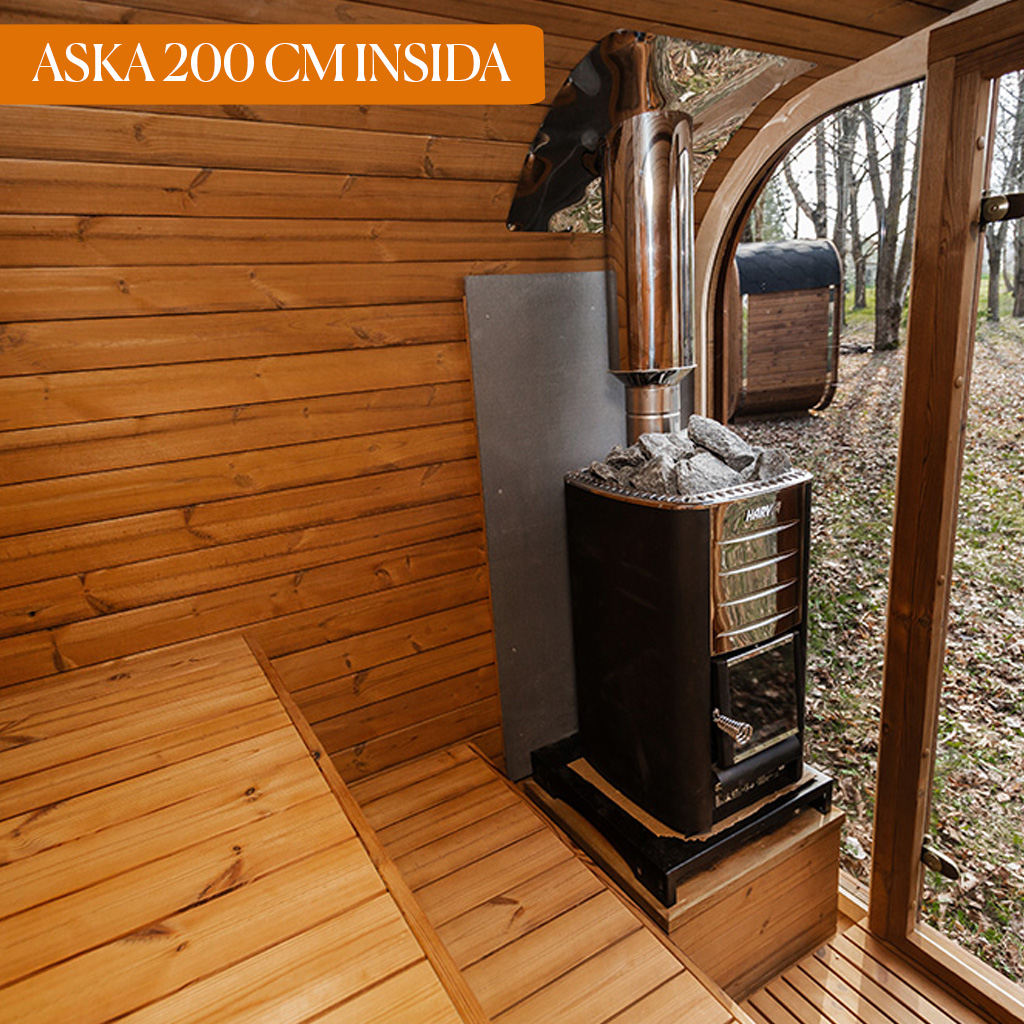 Bastu Byggsats Aska - Bild 11