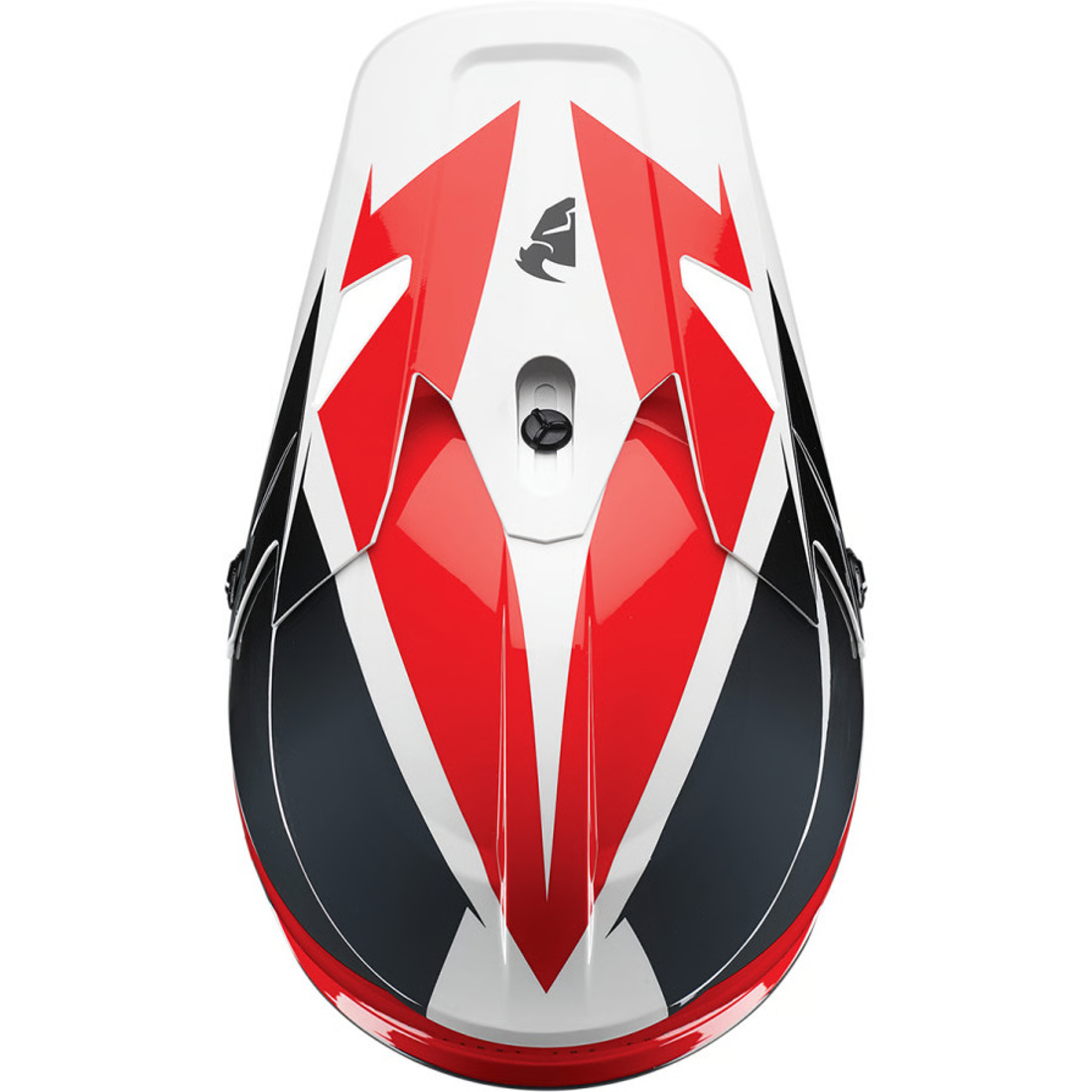 Crosshjälm Thor Sector Fader Röd/Svart - Bild 3